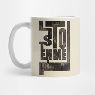 Listen To Me & Arabic Font Mug